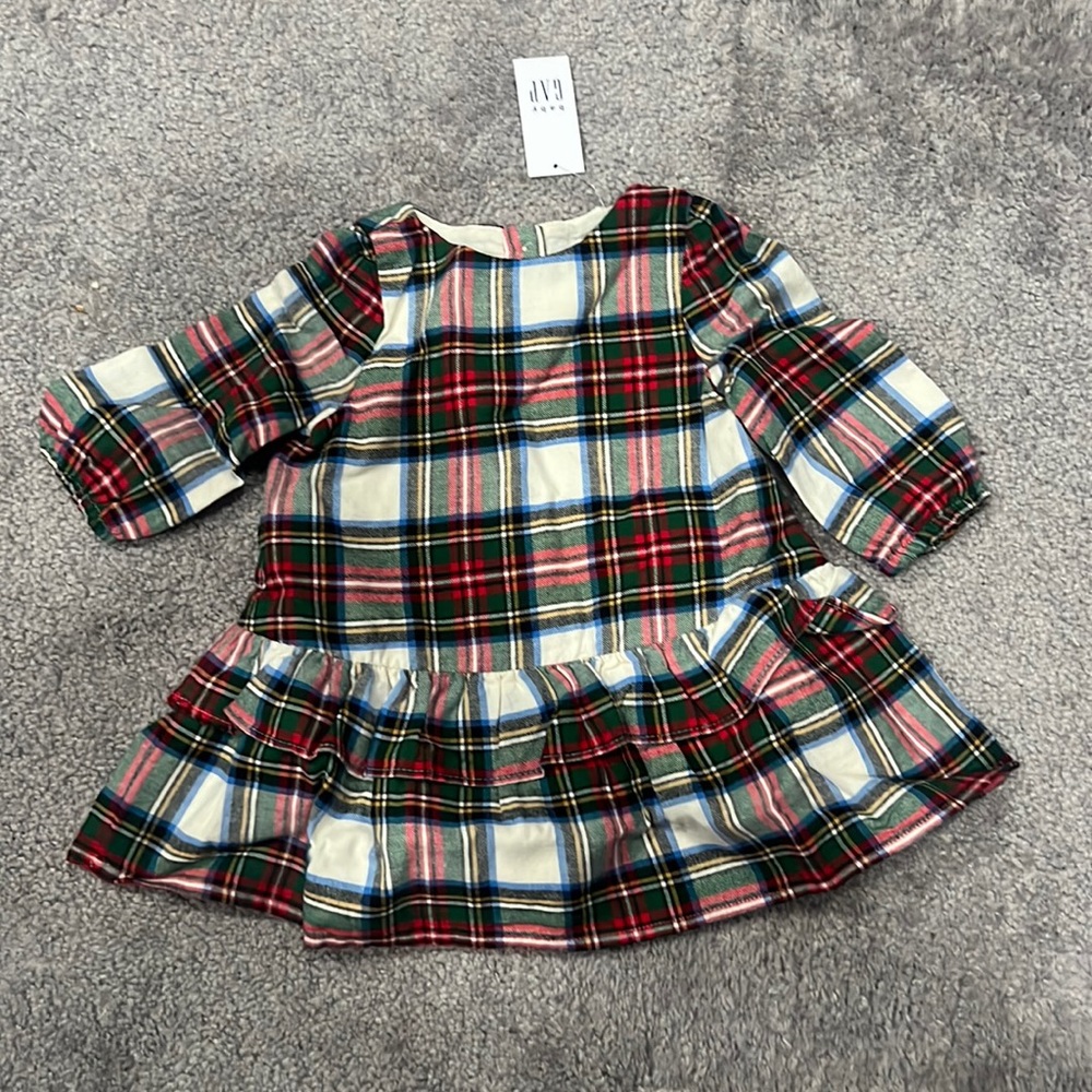 Baby Gap Holiday Plaid Dress